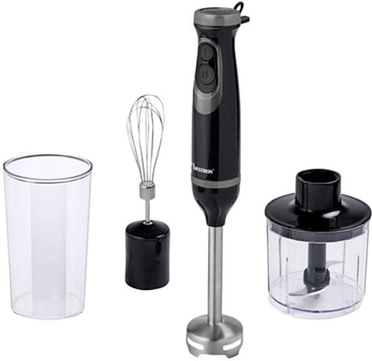 Ensemble mixeur plongeant Bestron Titan en acier inoxydable