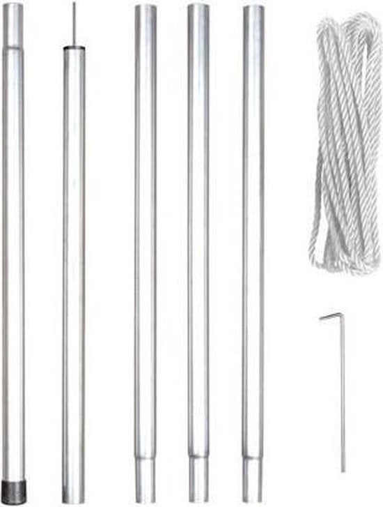 Mât Perel Pour Voile Solaire - 2.5 M - Avec haubanage