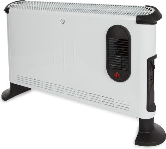 Perel Radiateur convecteur, intérieur, trois niveaux de chaleur, ventilateur turbo, 3000 W