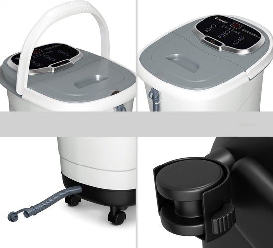 Coast appareil de massage des pieds bain de pieds appareil de massage spa bain de pieds shiatsu massage des pieds gris
