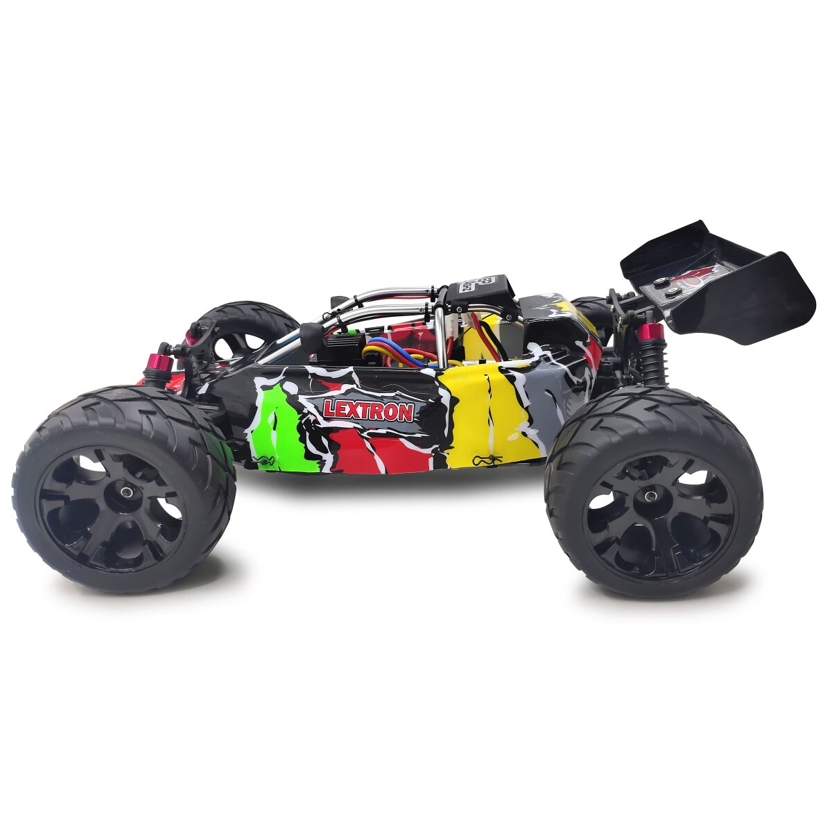 Jamara Lextron Desertbuggy 4WD - 1:10 - 35 km/h - Gris - Avec LED et batterie NiMh