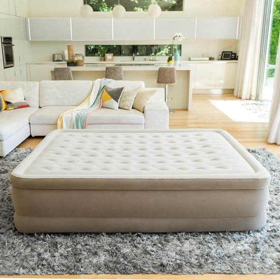 Matelas gonflable Intex Queen Ultra Plush avec pompe intégrée - 152 x 203 x 46 cm