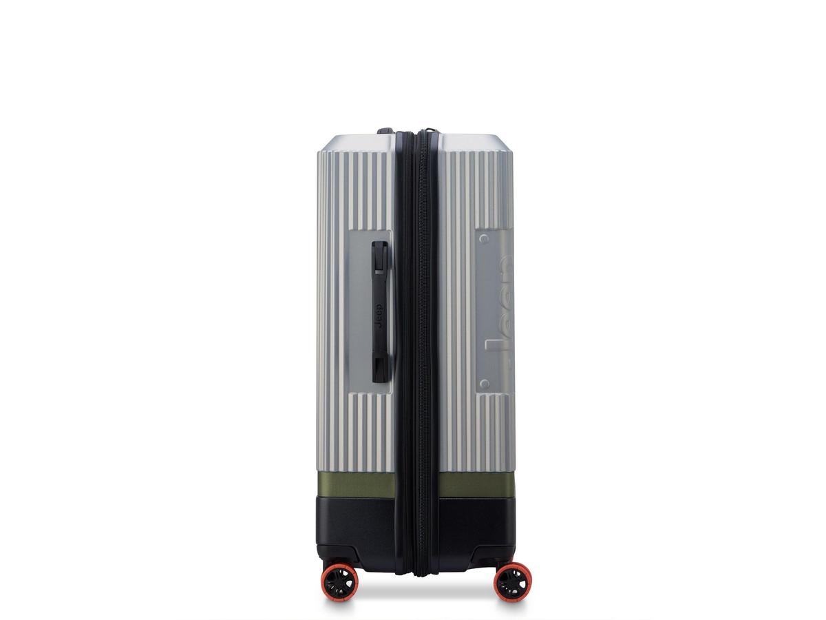 Valise Jeep Trolley - Extensible - taille L - Argent 76 cm
