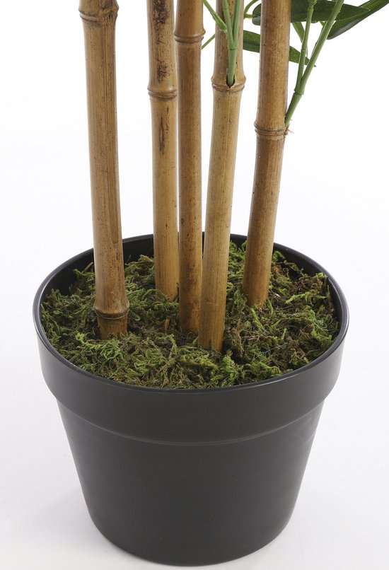 Mica Decorations Plante Artificielle Bambou - H155 x Ø90 cm - Vert