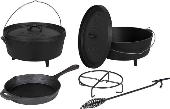 Bo-Camp - Urban Outdoor - Poêle à frire - Dutch Oven - Ø 24 cm