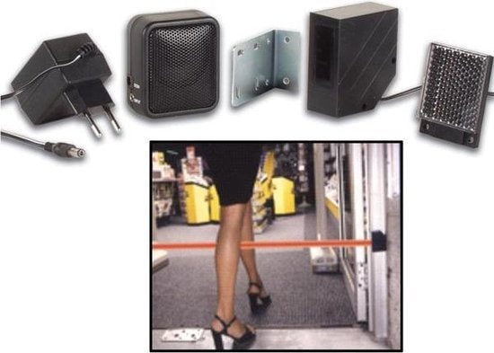 Velleman Compteur pour détecteur de mouvement PEM7D et PEM7DW, 4 chiffres, LED, noir