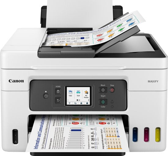 Canon MegaTank MAXIFY GX4050 - Imprimante multifonction à réservoir d'encre - Blanche