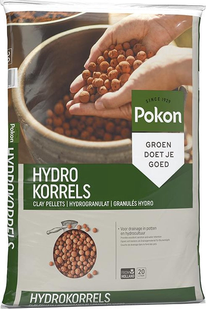 Pokon Hydro grains - 20l - Grains d'argile - Bon pour le drainage