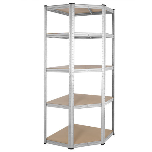 Stellingskast Hoek - Opbergplanken - Boutloze plank 180x70x40cm Gegalvaniseerd 875kg