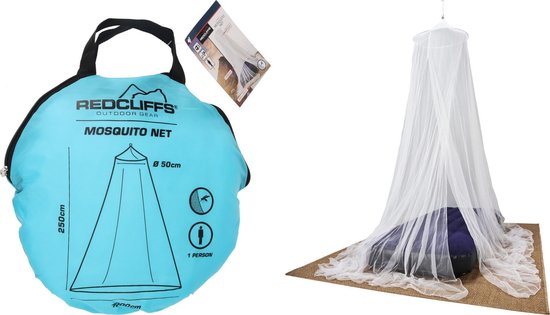 Moustiquaire Redcliffs en polyester pour 1 personne - Moustiquaire non imprégnée -
