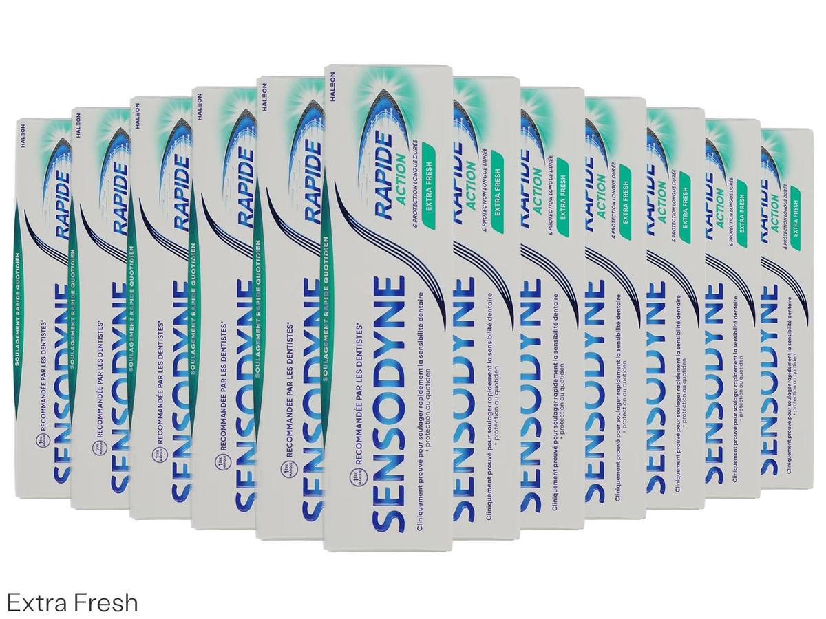 Dentifrice Sensodyne Repair & Relief Extra Fresh - 12 tubes - 75 ml par tube