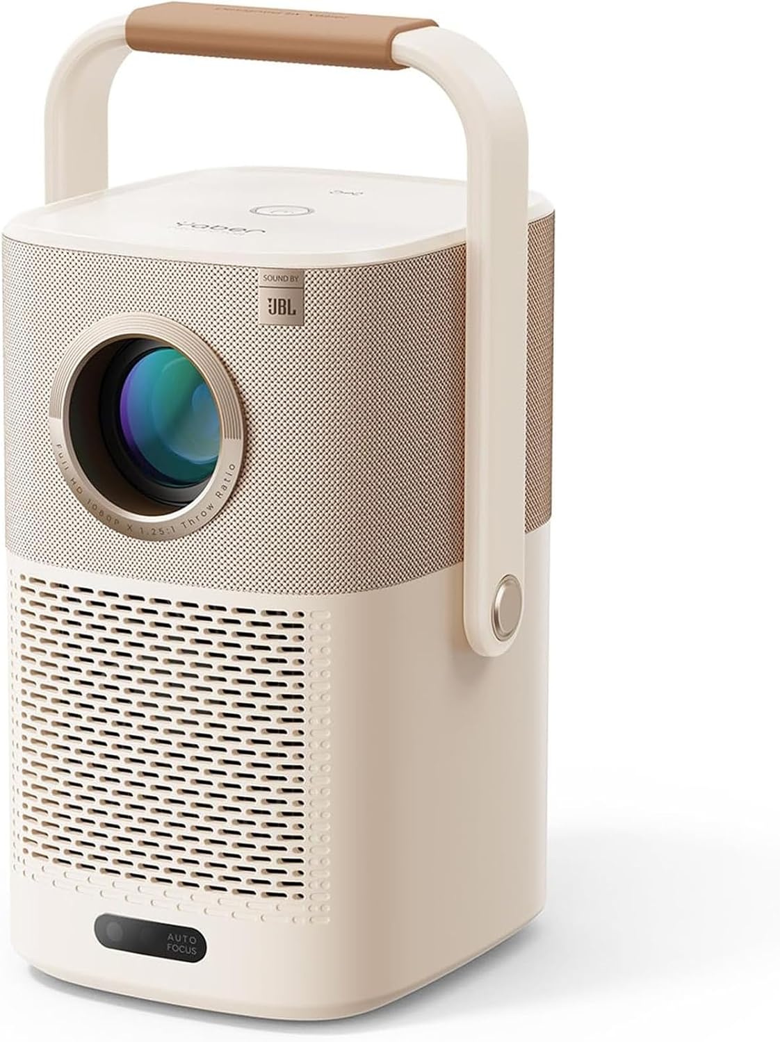 Projecteur d'extérieur Yaber T2 - Résolution native 1080p - Wi-Fi 6 - Audio JBL et Dolby - Batterie intégrée - Bluetooth