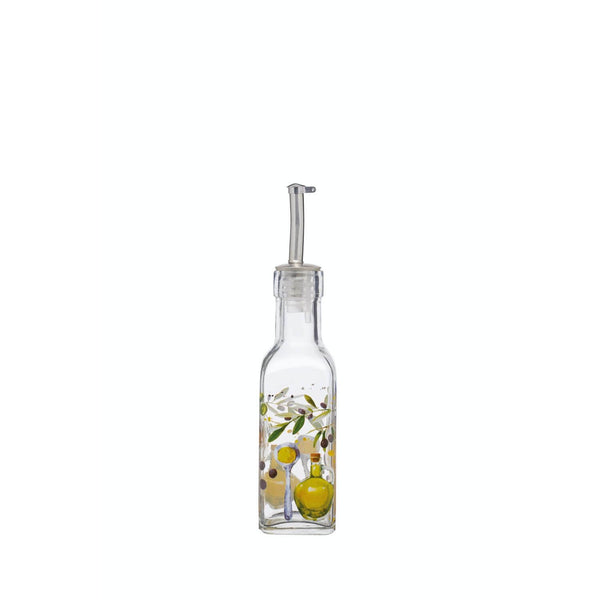 World of Flavours 180ml Verseurs d'huile et de vinaigre - Transparent avec impression