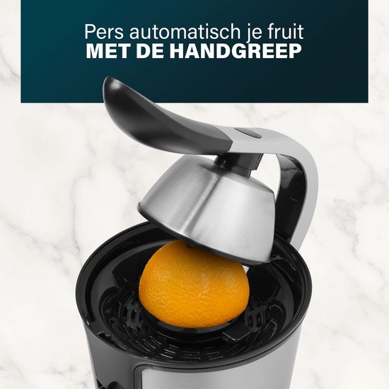 Presse-agrumes Princess 201873 - 2 cônes de pressage - Moteur extrêmement puissant - 1 000 W - Presse-agrumes électrique - Presse tous les types d'agrumes