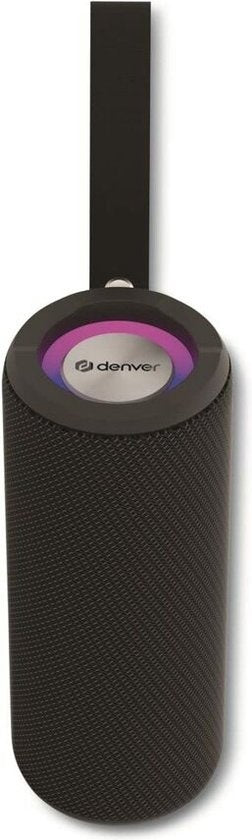 Denver Bluetooth Speaker Draadloos - Lichteffecten - Muziek Box - TWS Pairing - BTV213 - Zwart