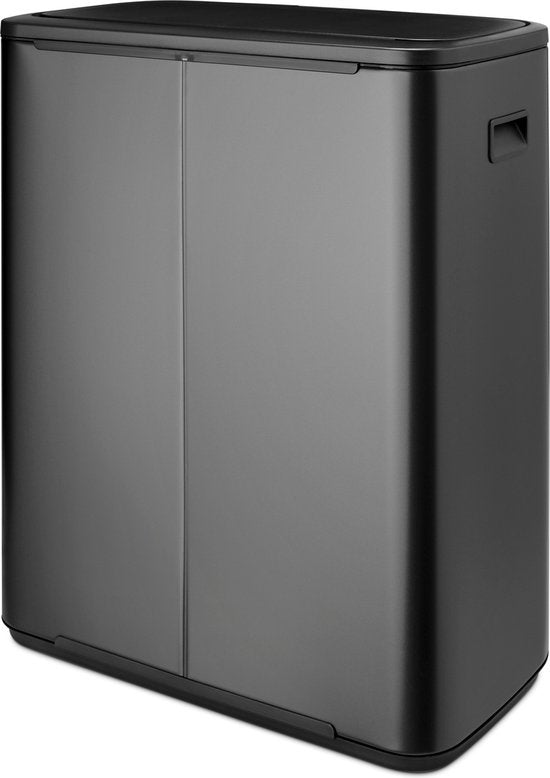 Brabantia Bo Touch Bin Poubelle - 2 x 30 litres - Tri des déchets - Confident Grey