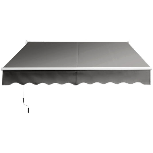 Coast Sun Protection Store banne aluminium patio Protection solaire 295 x 250 cm gris