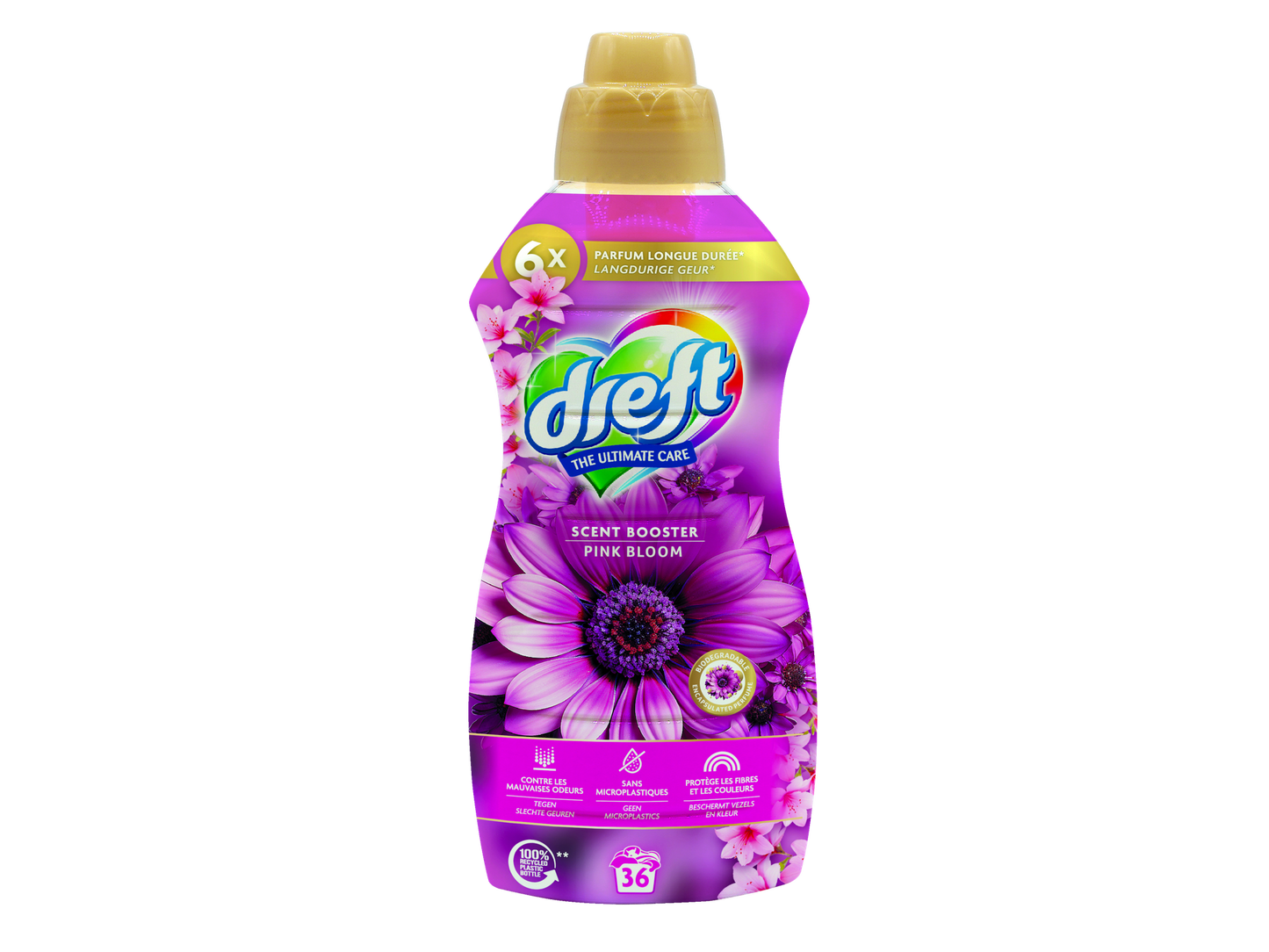 Dreft Liquide 9x Renforçateur de parfum Pink Eternal Garden – 720 ml – Parfum de lessive et soin des tissus à effet longue durée
