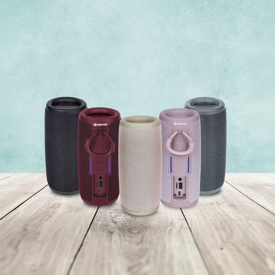 Denver Enceinte Bluetooth Sans fil - Boîte à musique - AUX - BTV150 - Gris