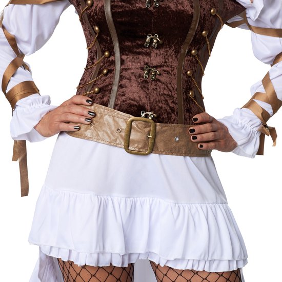 dressforfun - Costume de gardienne de palais steampunk pour femme, taille S - déguisements, costumes d'Halloween, tenues de fête, tenues de carnaval, tenues de soirée - 302315