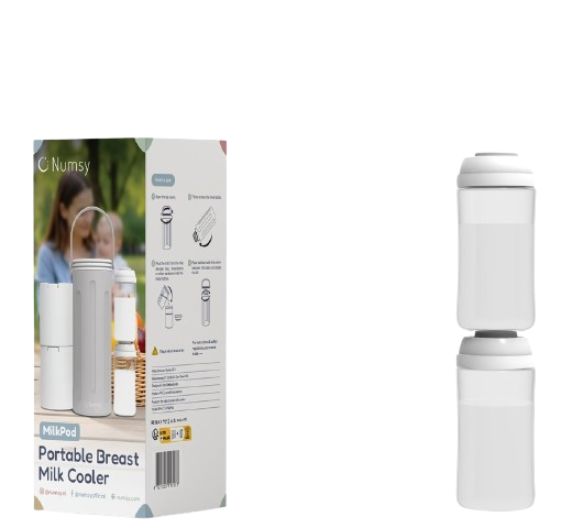 Numsy MilkPod Cooling Tubes - Refroidisseur de biberons - avec 2 biberons de 350 ml