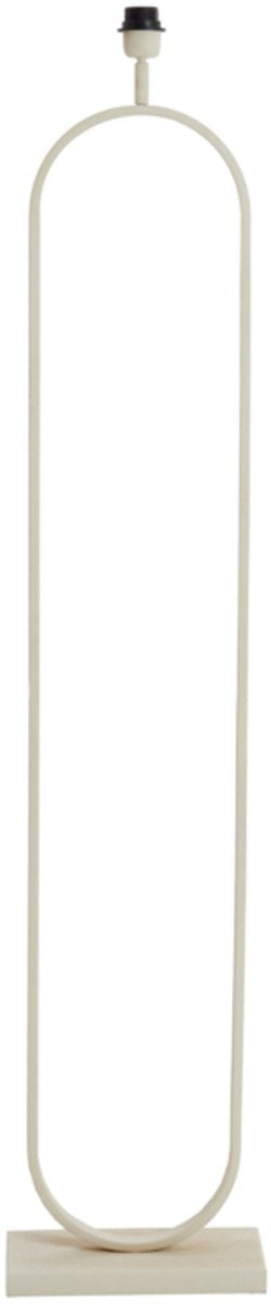Light & Living Lampadaire Jamiri 142 cm de haut - Crème - Métal, Design minimaliste
