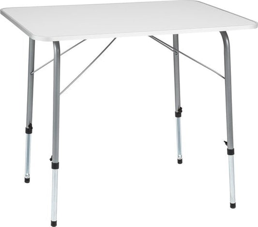 Table de camping, Tectake®, pliante, dimensions 80 x 60 x 68 cm, blanc