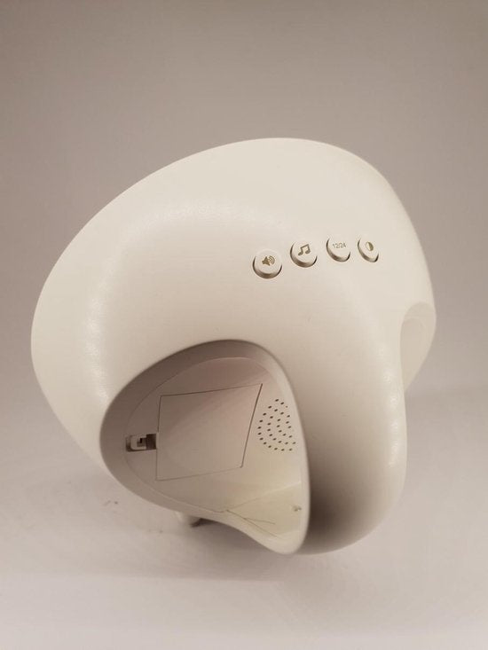 Grundig Wake Up Light - Veilleuse avec affichage de l'heure - Alarme lumineuse avec radio FM et sons naturels