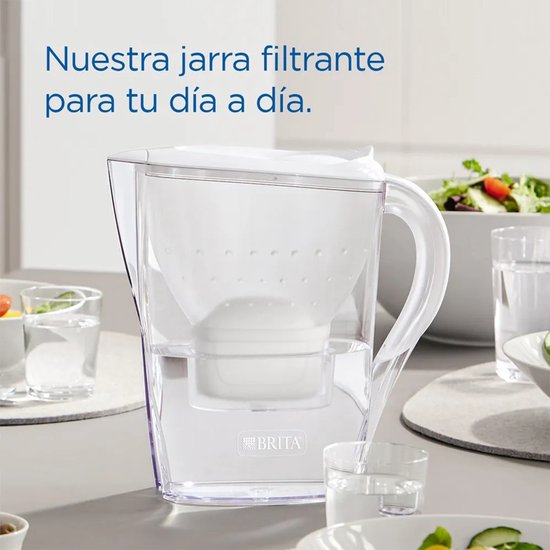 Carafe filtrante BRITA Marella XL - 3,5 L - Bleue - avec 1 cartouche filtrante MAXTRA PRO Pure Performance - Emballage durable