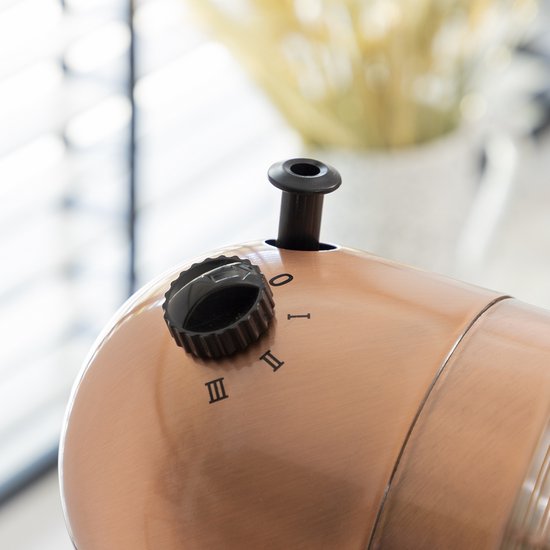 Ventilateur sur pied Tristar Retro 40 cm – 50 W – 3 vitesses – Oscillation à 85° – Réglage en hauteur – Couleur cuivre – VE-5971