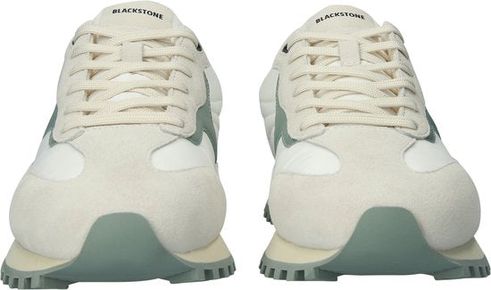 Blackstone SCORIA LEGEND - DG532 White Green Environmental - Chaussures de course - Hommes - Blanc cassé - Taille : 46