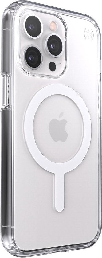 Speck Presidio Perfect Clear + MS Apple iPhone 13 Pro Clear - avec Microban