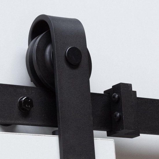 Système de porte coulissante Intersteel Basic noir mat