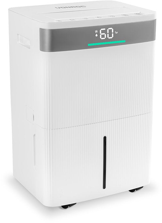 VONROC Déshumidificateur - 40L/jour - Réservoir d'eau de 5,5L - Contrôle Wifi & app -Filtre à ions argent & filtre à charbon