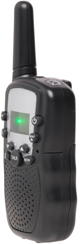 Denver Talkie-walkie - 8 canaux - Jusqu'à 5 km de portée - Lot de 2 - Lampe de poche - WTA449