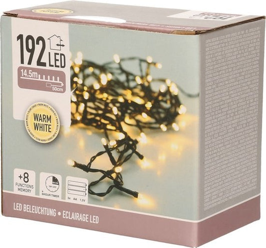 DecorativeLighting Eclairage LED - 192 LED - Blanc chaud