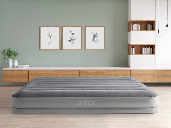 Intex Prestige Mid-Rise air bed - Queen size - Pompe électrique intégrée