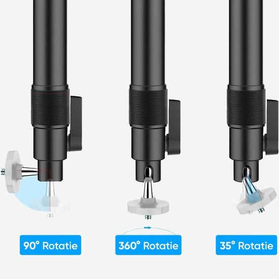 Strex Beamer Tripod - Support Beamer - Support plafond pour Beamer - Réglable - 26/40 CM - Capacité de charge 5KG