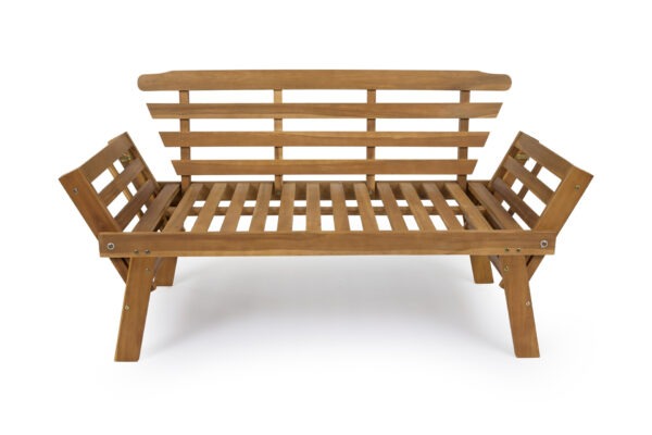 Lifa Garden Banc de jardin avec fonction allongée - Coussins inclus - 2 personnes - Max. 220 kg - 130 x 68 x 78 cm - Anthracite