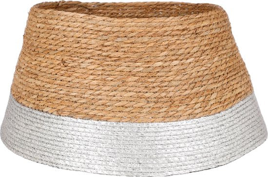 Décoration Noël - House of Seasons - Jupe de sapin de Noël - H26 x Ø58 cm - Silver