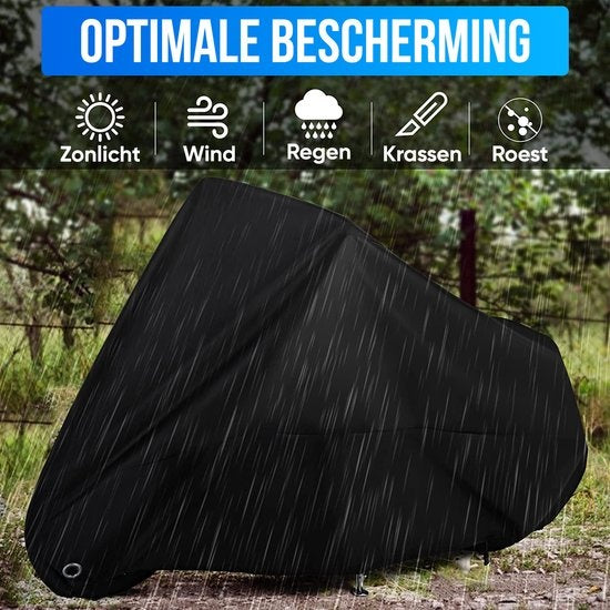 Strex Scooter Cover / Motorbike Cover Universal for all Scooters / Motors - Waterproof 300D Oxford - Suitable for Windshield - Scooter Cover - Motorbike Cover - Incl. Storage Bag