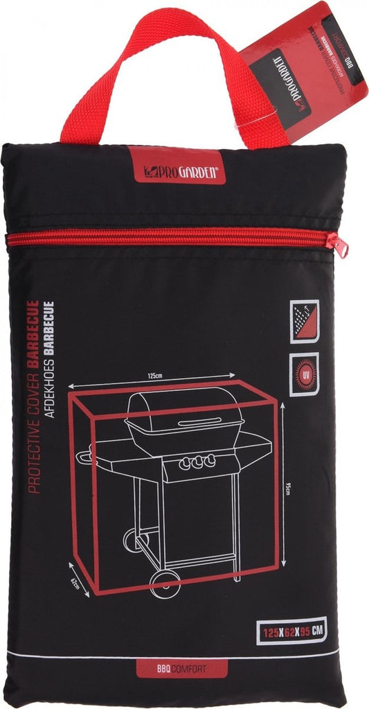 ProGarden couverture rectangulaire de luxe pour barbecue - 125x62x95 cm - Avec sac de rangement