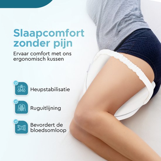 Coussin orthopédique pour genoux Urban State - Coussin ergonomique pour les jambes - Correction de la posture - Coussin pour le sommeil latéral