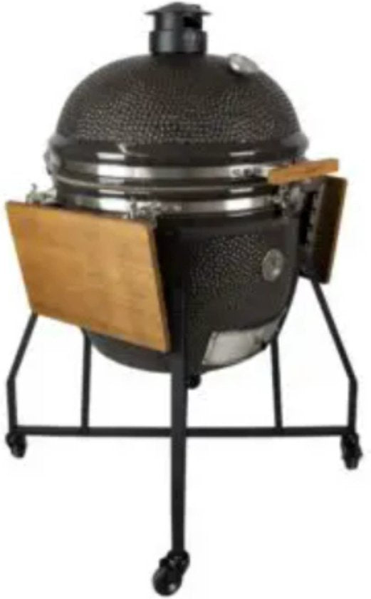 Grizzly Grills Kamado Elite XL - Barbecue - ø60 cm / ø24 pouces - Noir - Ensemble complet