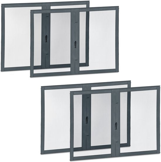 Parois latérales VONROC avec moustiquaire - Pour tente de réception Premium PT501XX - Protection UV 50+ - Gris