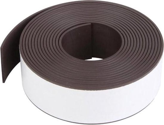 Bande magnétique flexible Velleman - Autocollante - 300 x 2,5 cm - Noire