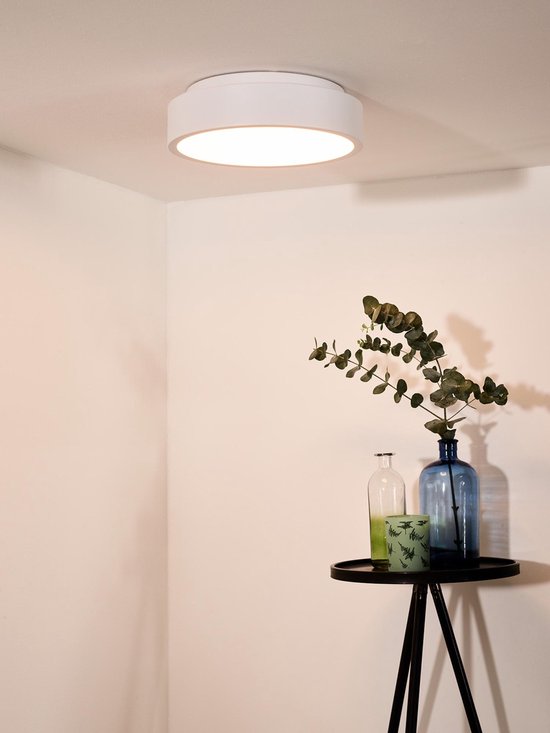 Lucide TALOWE LED - Plafonnier - Ø 30 cm - LED à intensité variable - 1x20 W 3000 K - Blanc