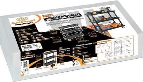 ArtPlast PLATEAU A OUTILS - 3 FORMES - 75 x 37,5 x 92 cm