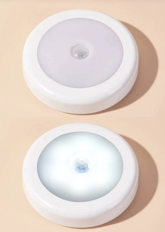Lampe LED à piles SGD  avec détecteur de mouvement - portée 6 mètres / 120° - 20 secondes - blanc