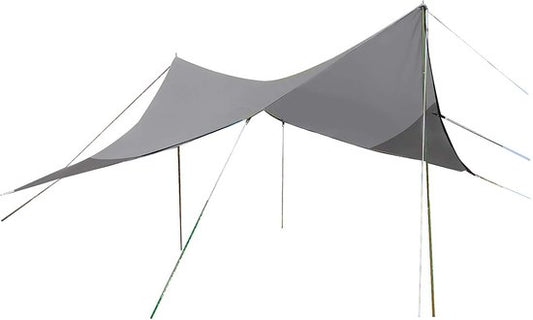 Bo-Camp - Tarp - Motif en losange « Travel » - Rectangulaire - 4 x 4 mètres